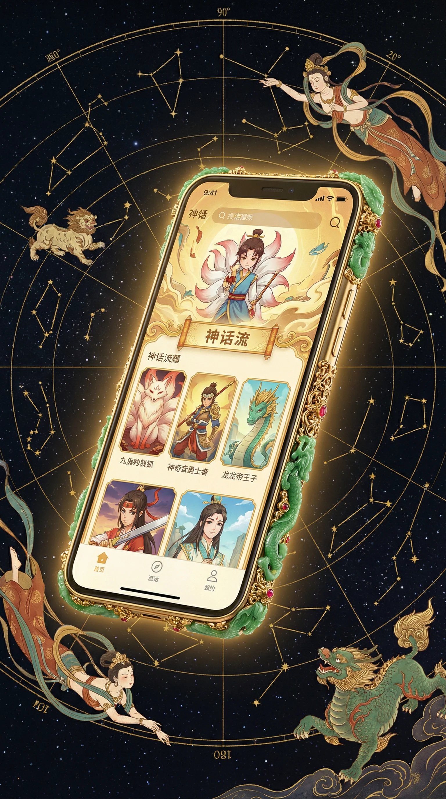 九色鹿APP界面 - 九色 移动端应用
