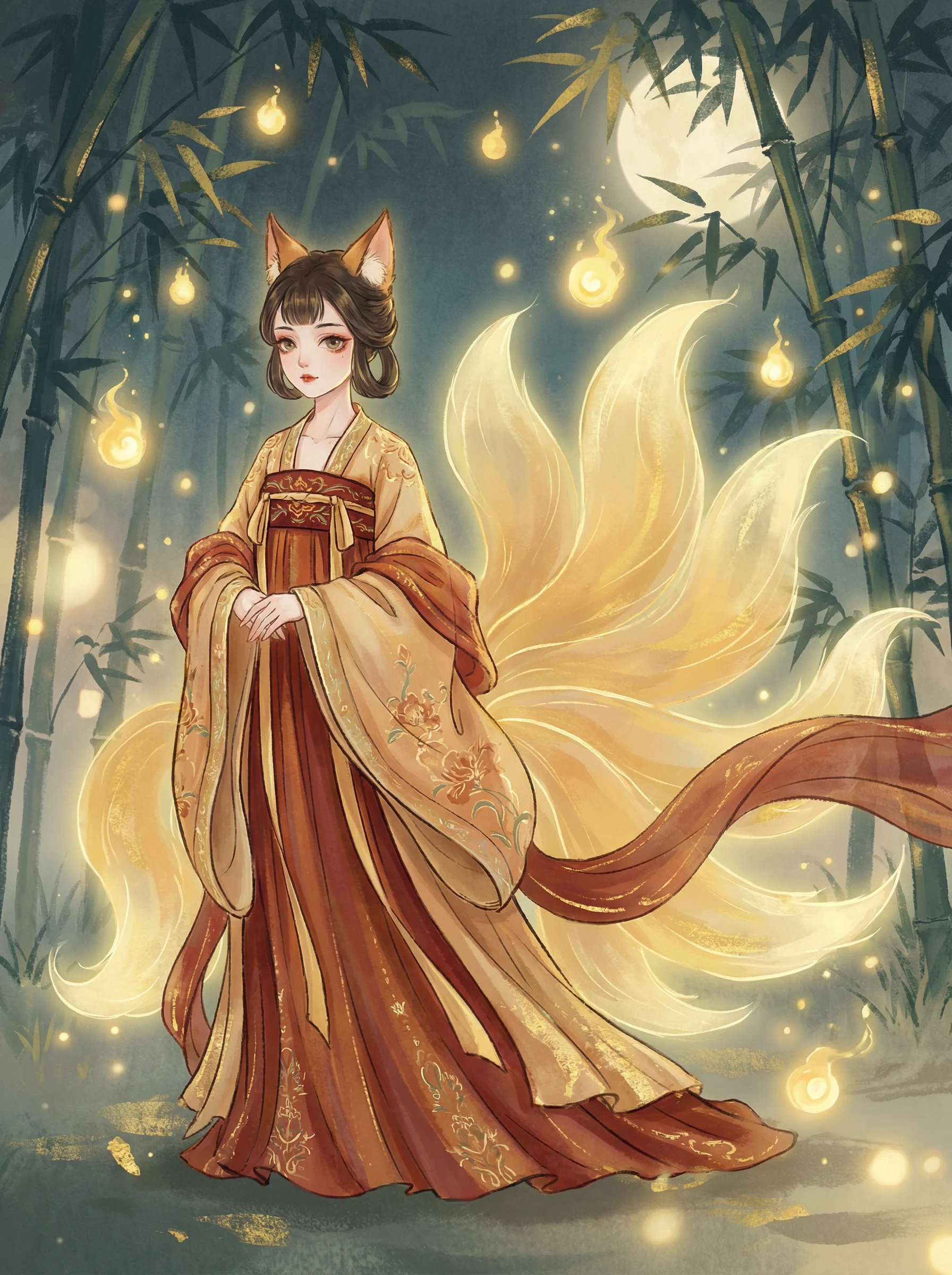 九尾狐传说 - 九色 九色视频奇幻动漫